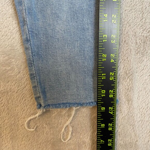 KanCan Woman's jeans 5/26 Distressed Light Wash Denim Skinny w/ Frayed Hem - Picture 5 of 14